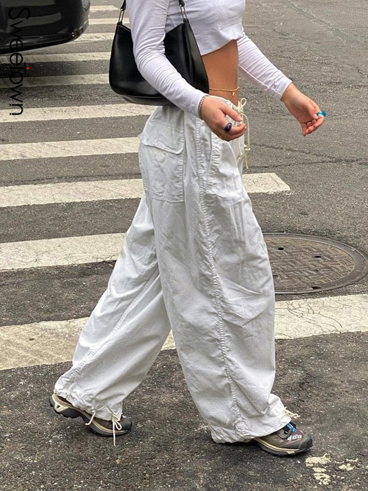 Broek met wijde pijpen voor dames – Noor