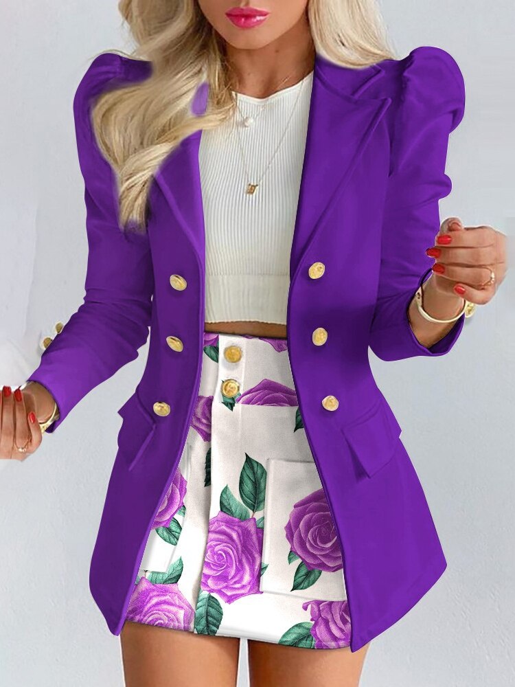 Blazer + rok – Kyara 2-Delige set