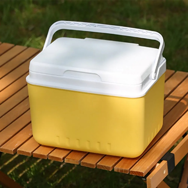 6L draagbare kampeerk koelbox met multi-level isolatie