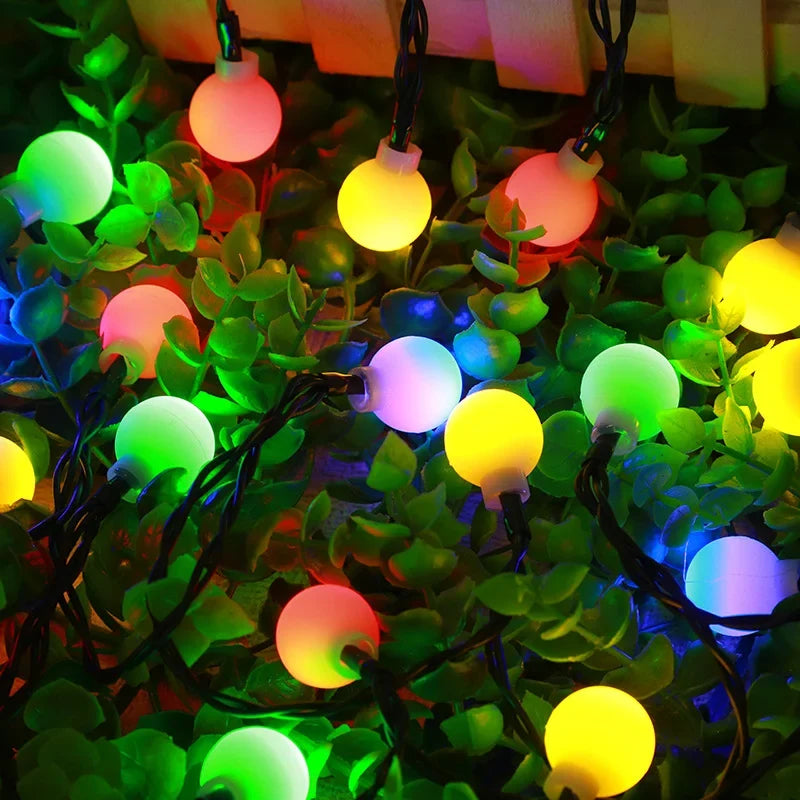 Feestverlichting op zonne-energie