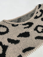 Luipaardprint sweater