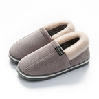 Warme winterpantoffels met imitatiebont