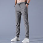 Regular-fit stretch broek voor heren