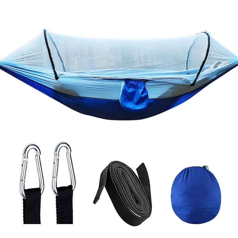 Outdoor hangmat met klamboe