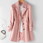 Middellange dames trenchcoat