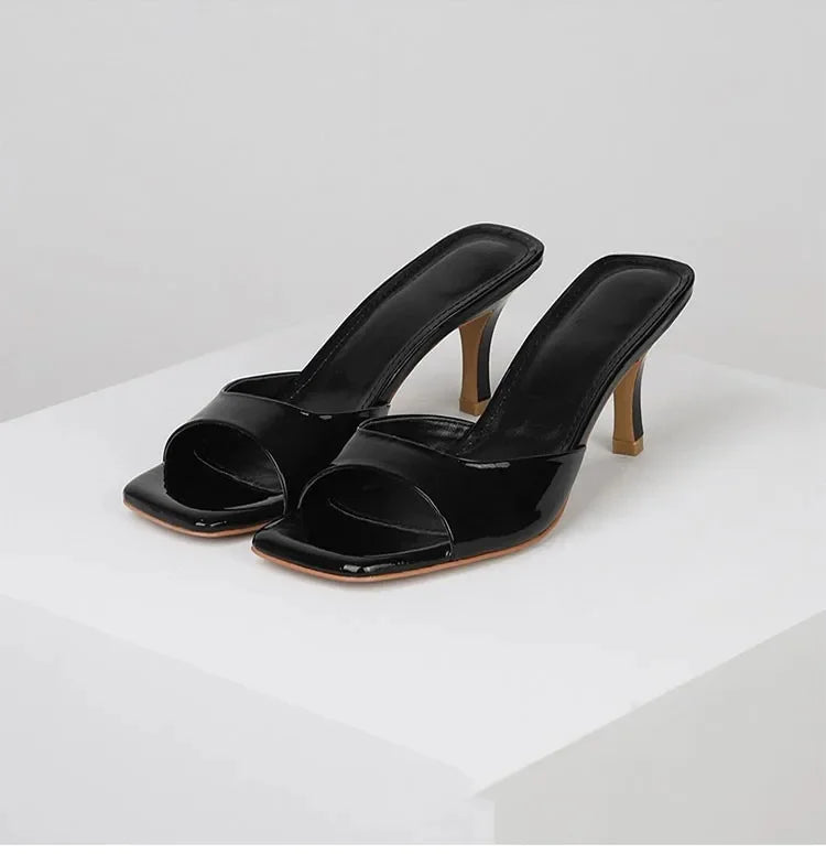 Open hak-mules voor dames