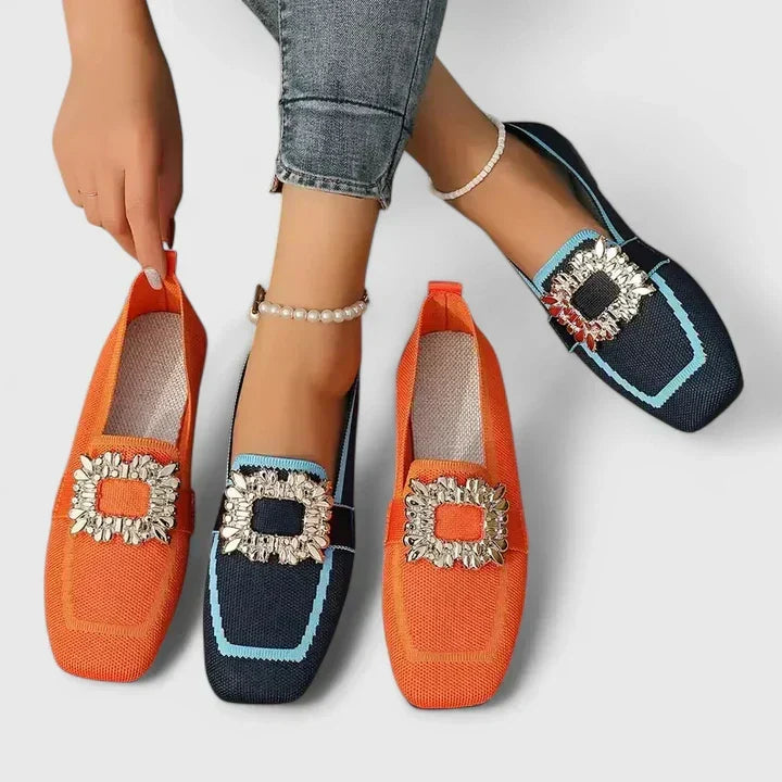 Damesloafers met gedempte inlegzool