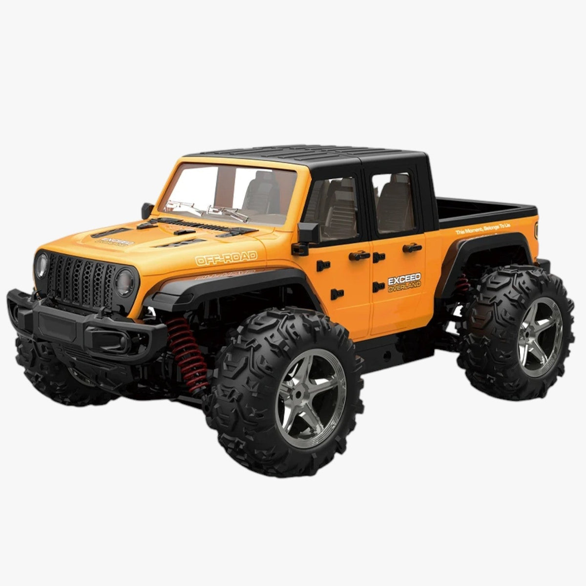 RC-offroadvoertuig met vierwielaandrijving