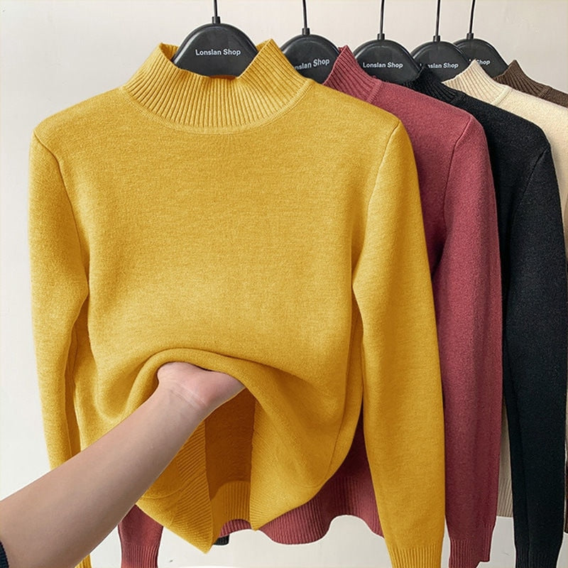 Gevoerde sweater voor dames