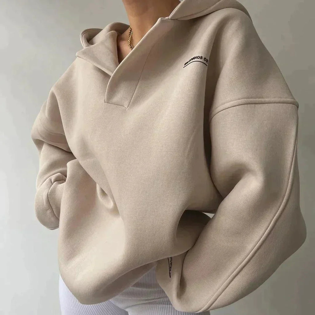 Oversized dames hoodie met capuchon
