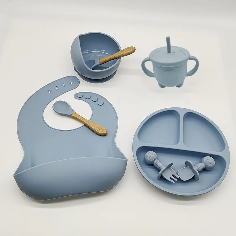 Silicone eetset voor baby's
