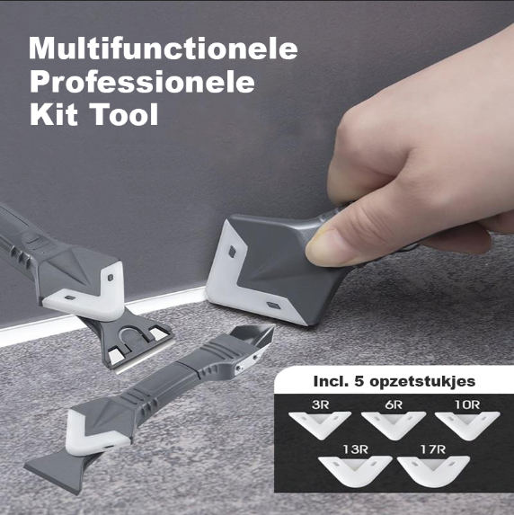 Gereedschap voor het afwerken van kit