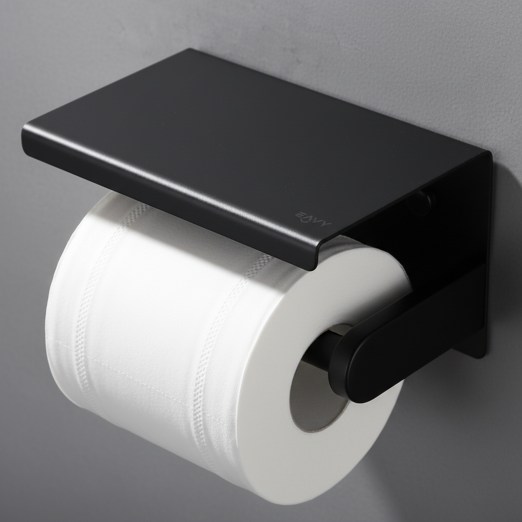 Slanke wandmontage toilettenhouder
