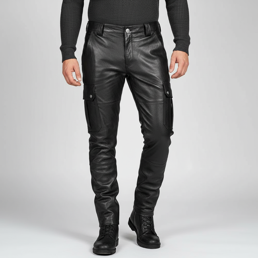 Smalle motorradlederbroek