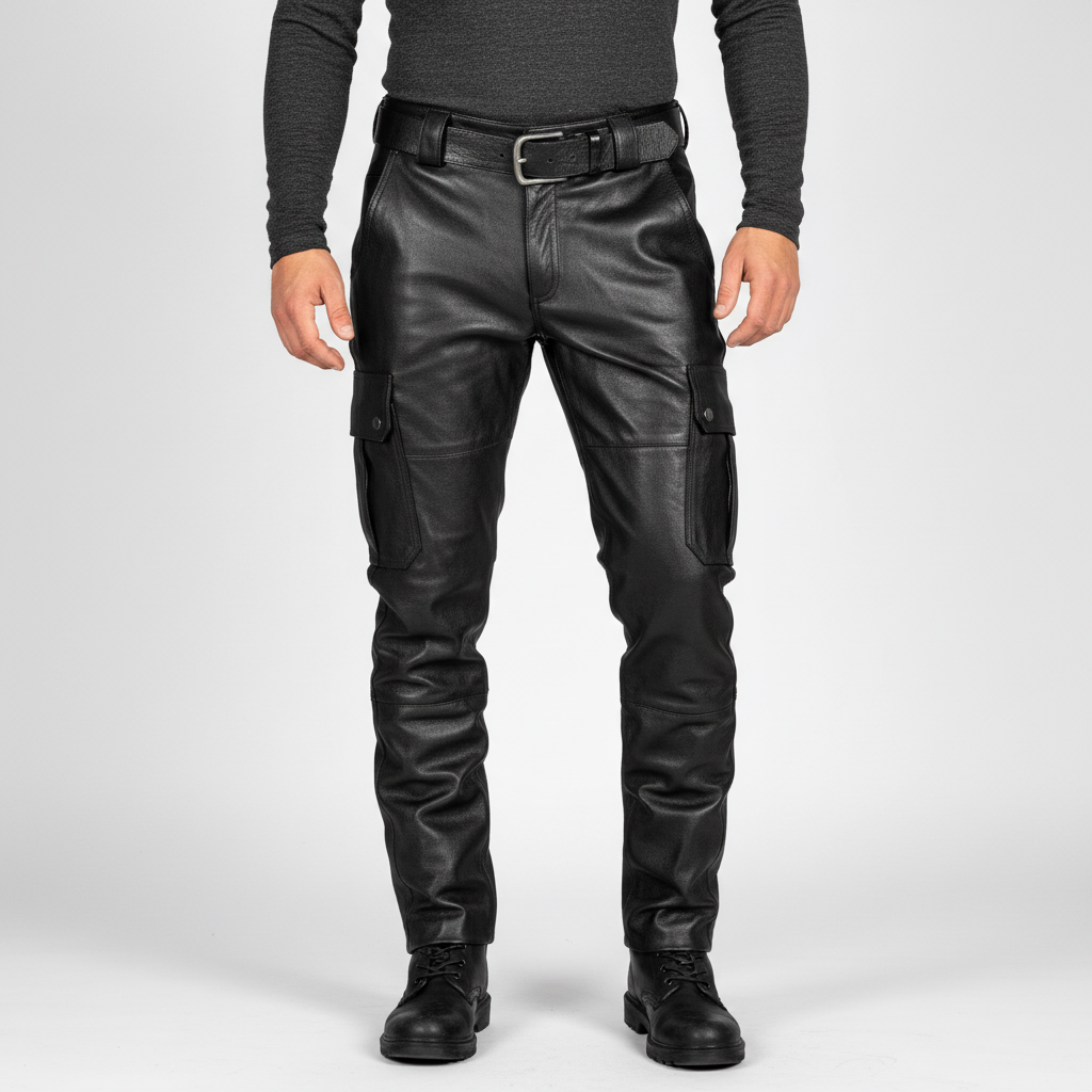 Smalle motorradlederbroek