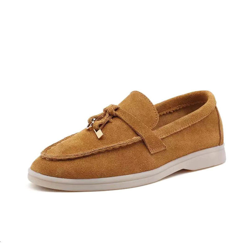 Loafers met slotdetail