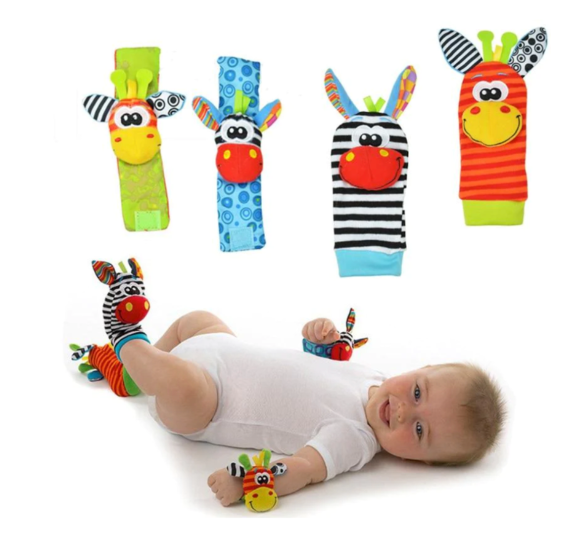 Sensorische rammelaarset voor baby's