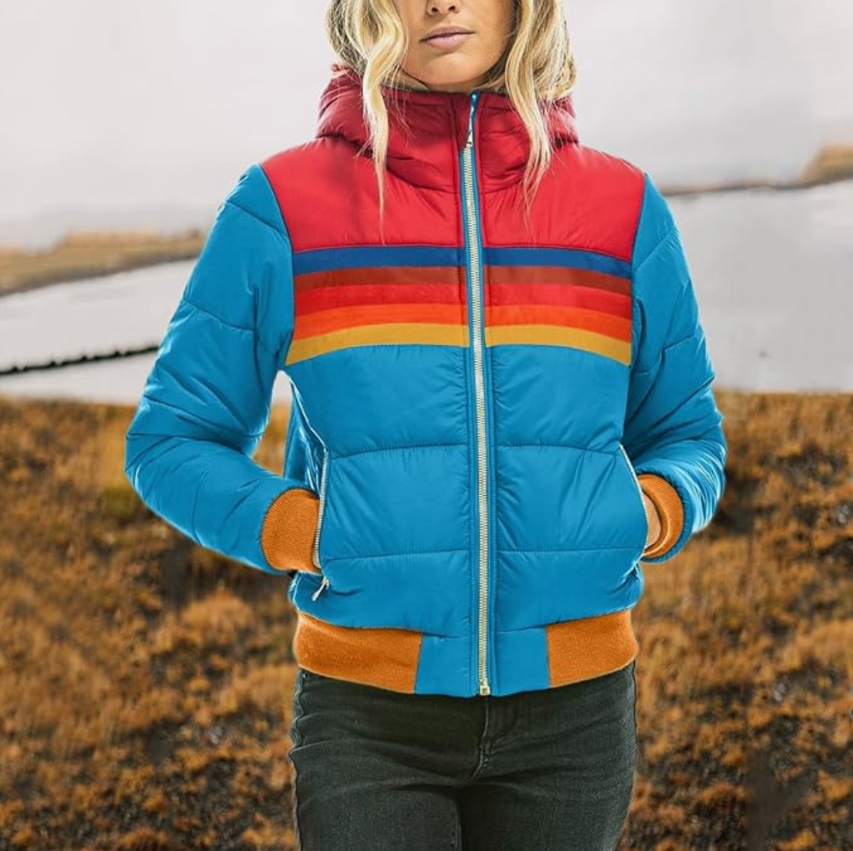 Retro dames parka