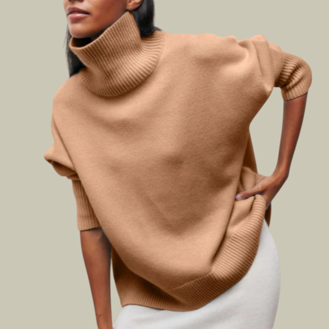 Froukje | Oversized damescoltrui van zacht breisel