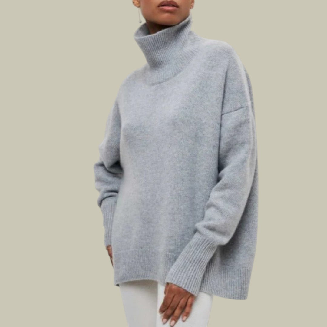 Froukje | Oversized damescoltrui van zacht breisel