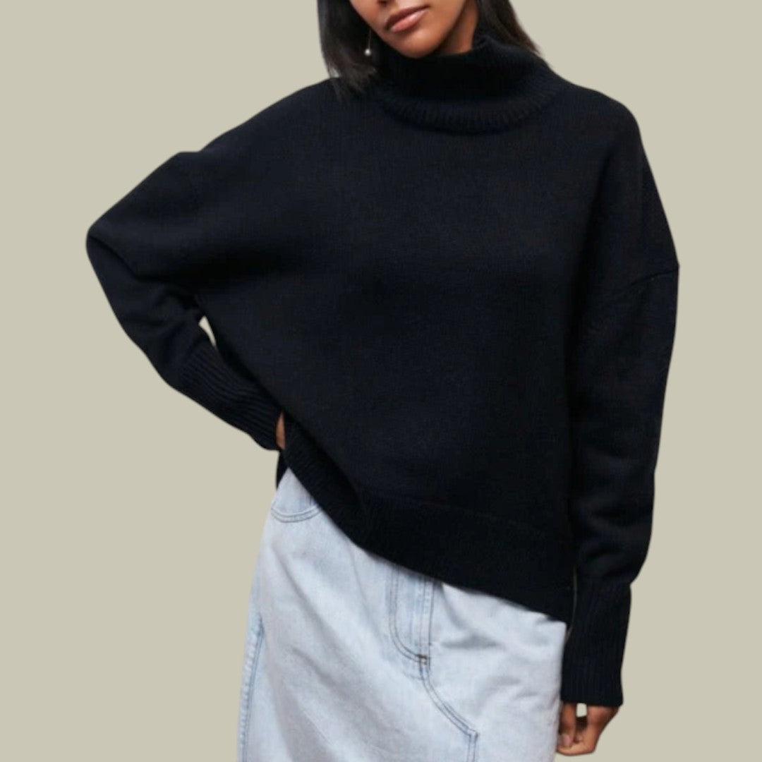 Froukje | Oversized damescoltrui van zacht breisel