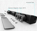 Draadloze bluetooth soundbar stereo speakersysteem met FM & USB