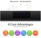 Draadloze bluetooth soundbar stereo speakersysteem met FM & USB — afbeelding 8