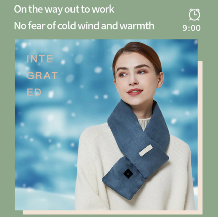 Verwarmde wintersjaal — afbeelding 11