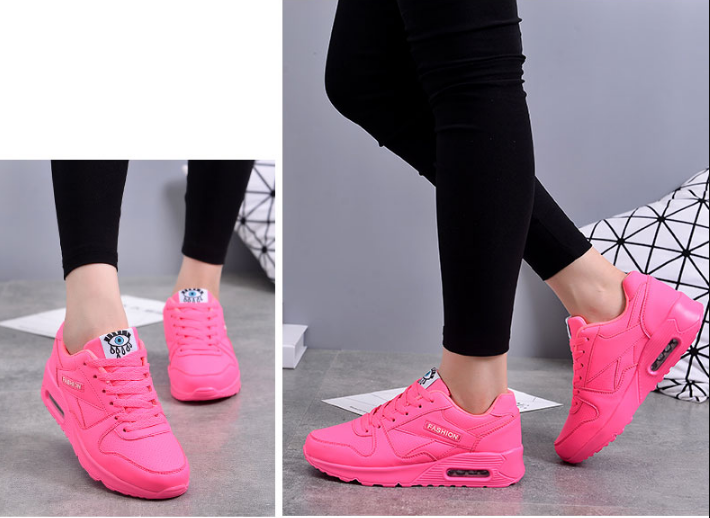Lichte sneakers van splitleer met luchtkussen