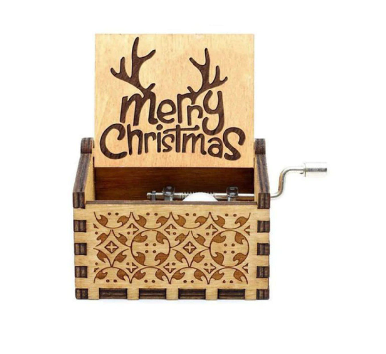 Muziekdoos met kerstthema