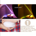 Projectielamp met regenboogeffect