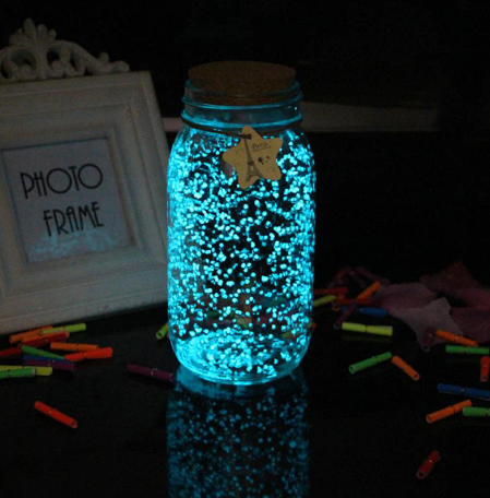 Lichtgevende decoratiekorrels van 10 g