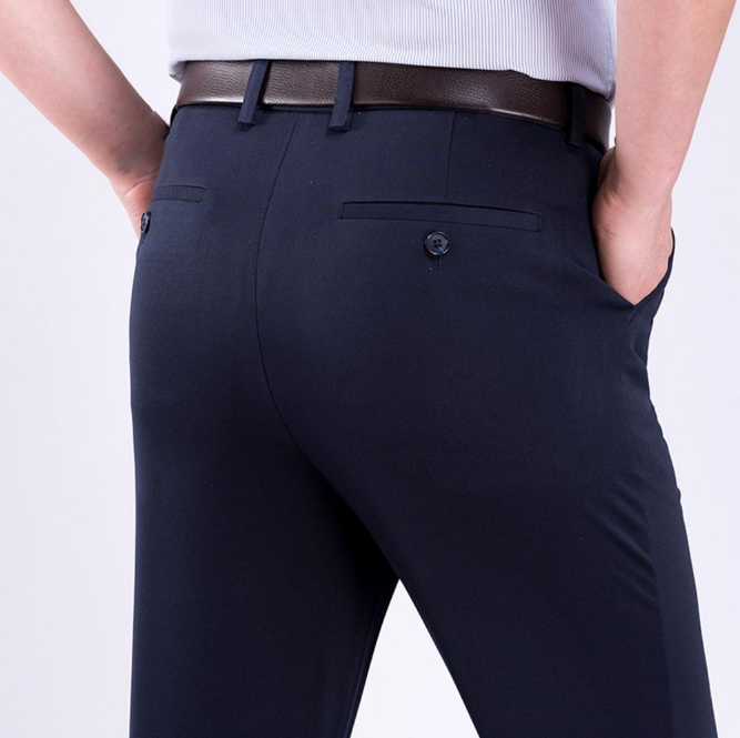 Elastische vrijetijdsbroek voor heren