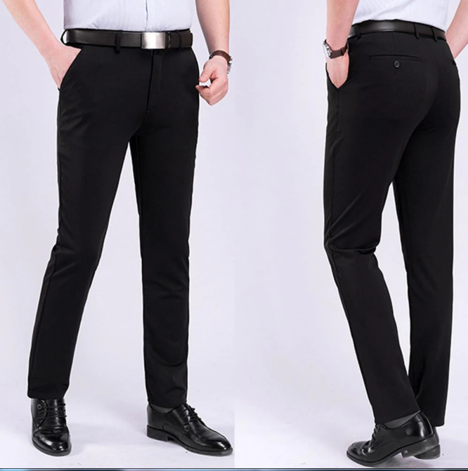 Elastische vrijetijdsbroek voor heren