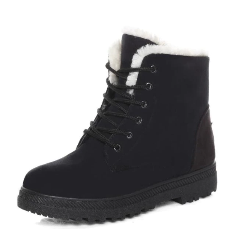 Dameswinterlaarzen met veters