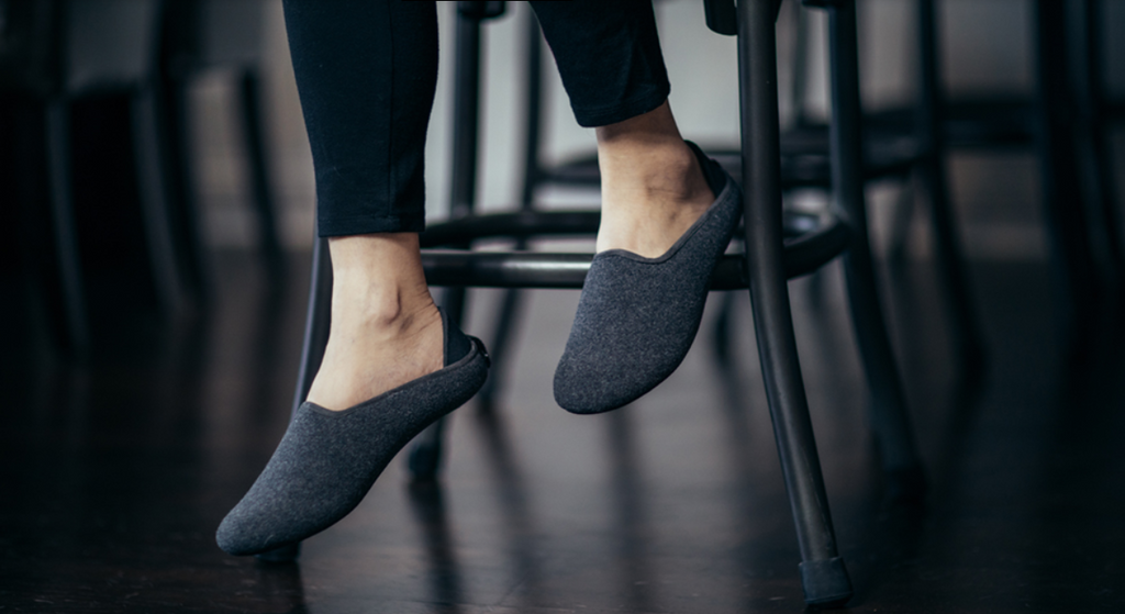 Huisschoenen met uitneembare zool