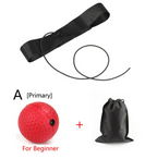 Hoofdband met reflexbal voor bokstraining