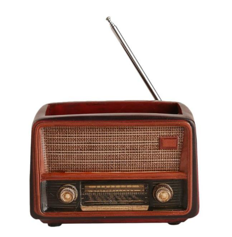 Bloempot in radiovorm