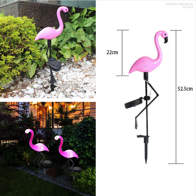 Solarflamingo met LED