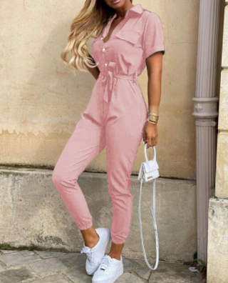 Jumpsuit met knoopsluiting — afbeelding 6