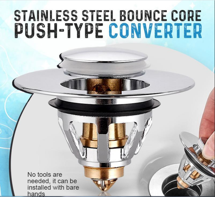 Push-type drain filter️