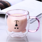 Cute double layer mug️