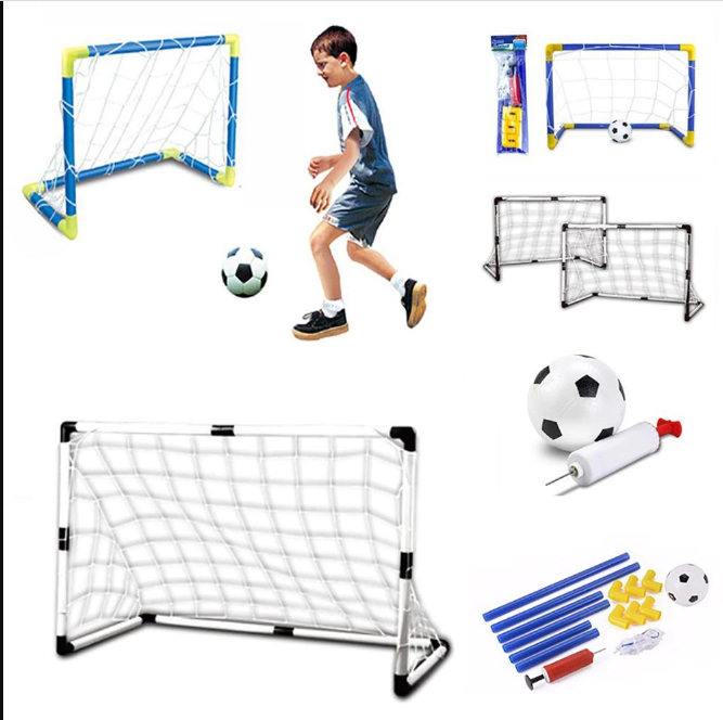 Draagbare voetbalset