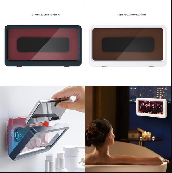 Telefoonhouder voor de badkamer