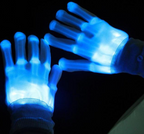 Handschoenen met kleurrijk skeletmotief
