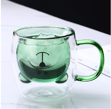 Cute double layer mug️