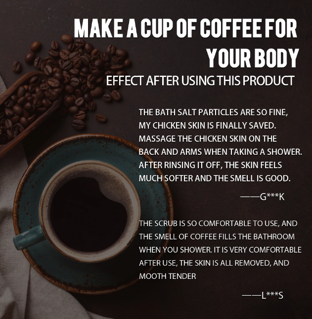 Coffee body bath scrub️