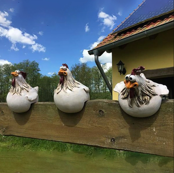 Metalen kipdecoratie voor de tuin