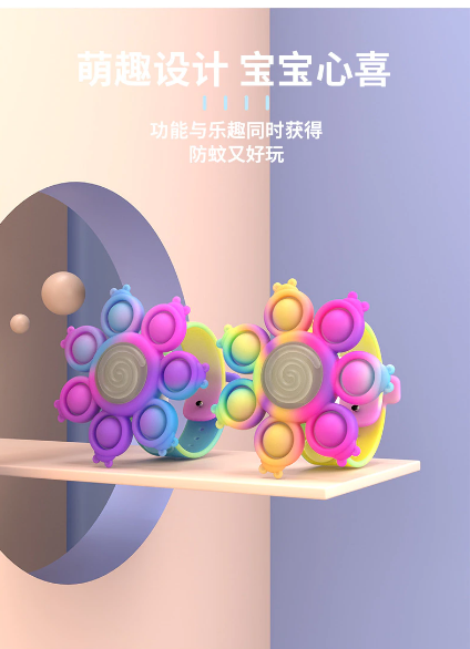 Armband met pop-it-bubbels