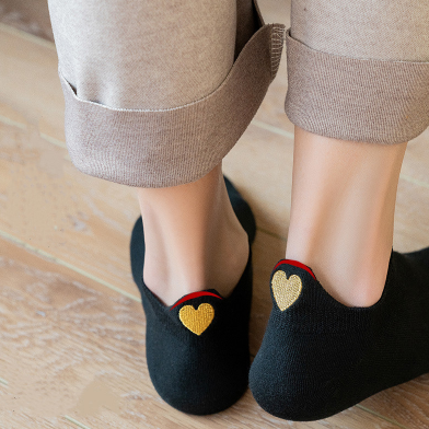 Cute heart socks